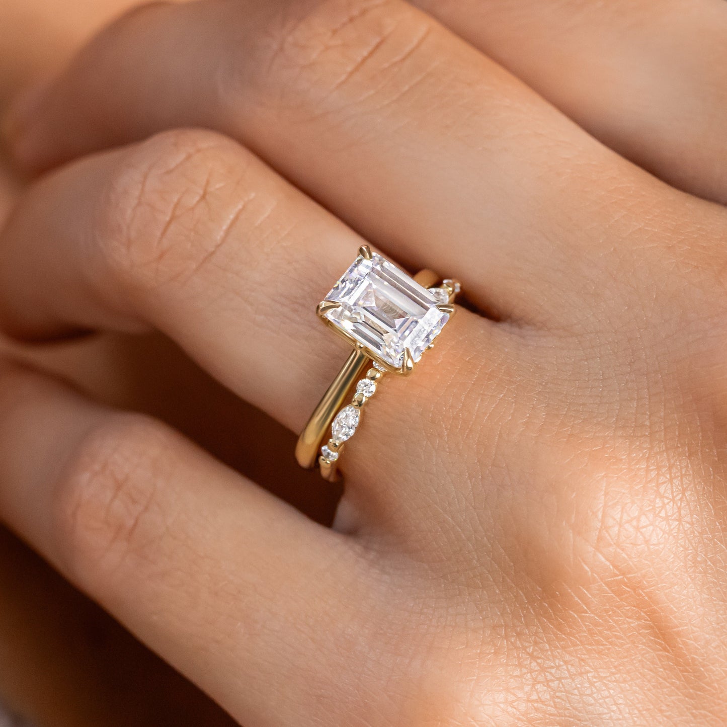 0.37 CT Round Full Eternity Lab Grown Diamond Wedding Band