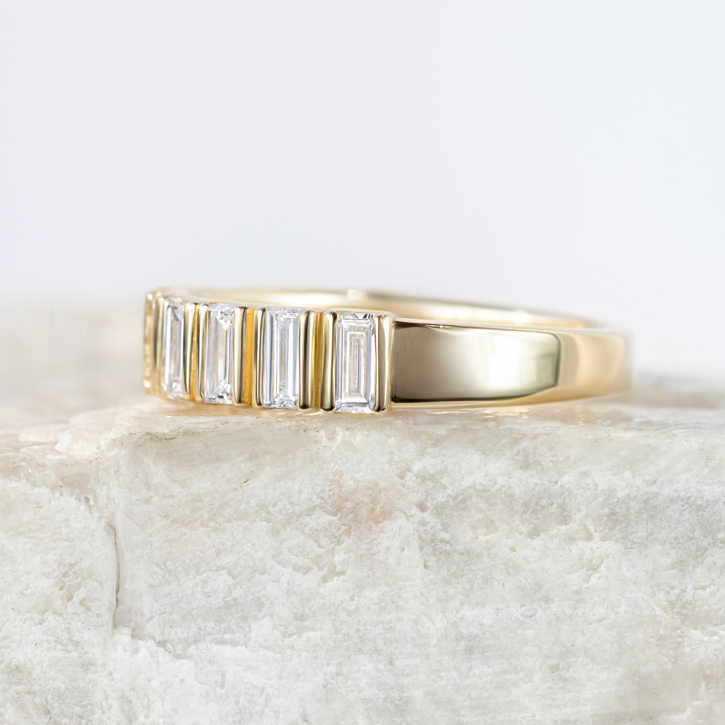 0.37 CT Round Full Eternity Lab Grown Diamond Wedding Band