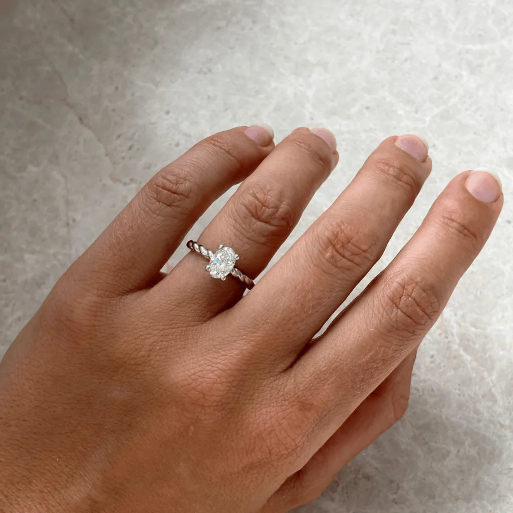 Round Halo, Pave & Split Shank Engagement Ring – 1.93 CT Lab Grown Diamond