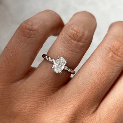Round Halo, Pave & Split Shank Engagement Ring – 1.93 CT Lab Grown Diamond