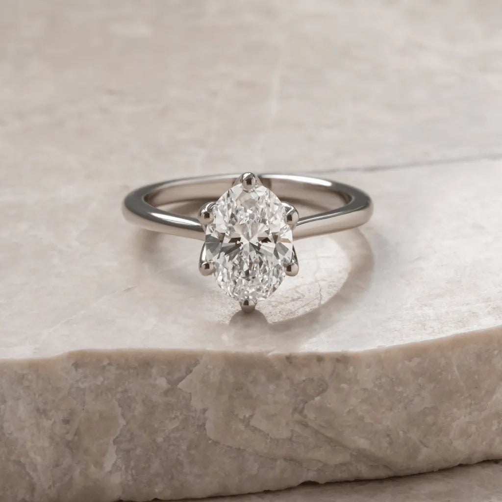 Round Halo, Pave & Split Shank Engagement Ring – 1.93 CT Lab Grown Diamond