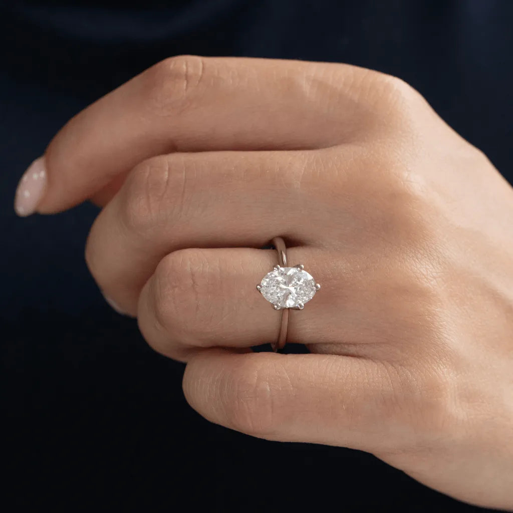 Round Halo, Pave & Split Shank Engagement Ring – 1.93 CT Lab Grown Diamond