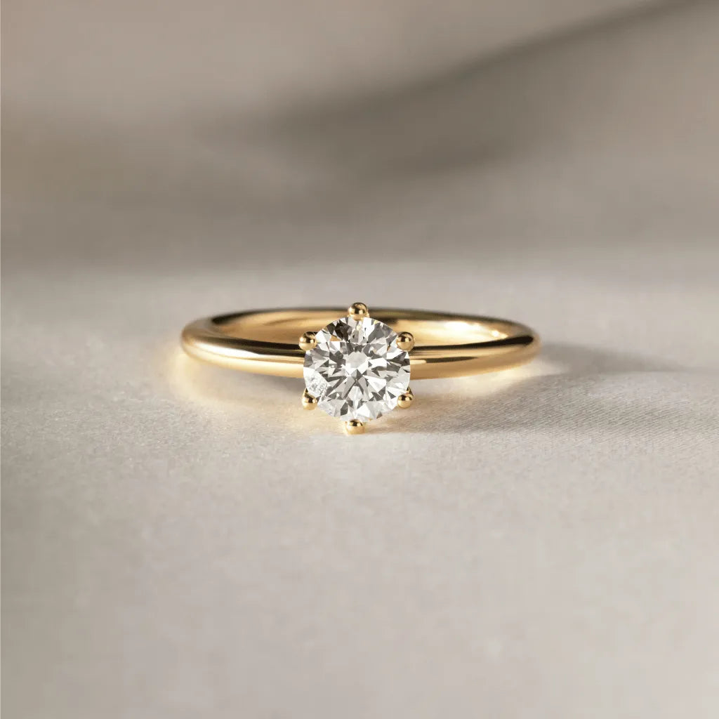 Round Halo, Pave & Split Shank Engagement Ring – 1.93 CT Lab Grown Diamond