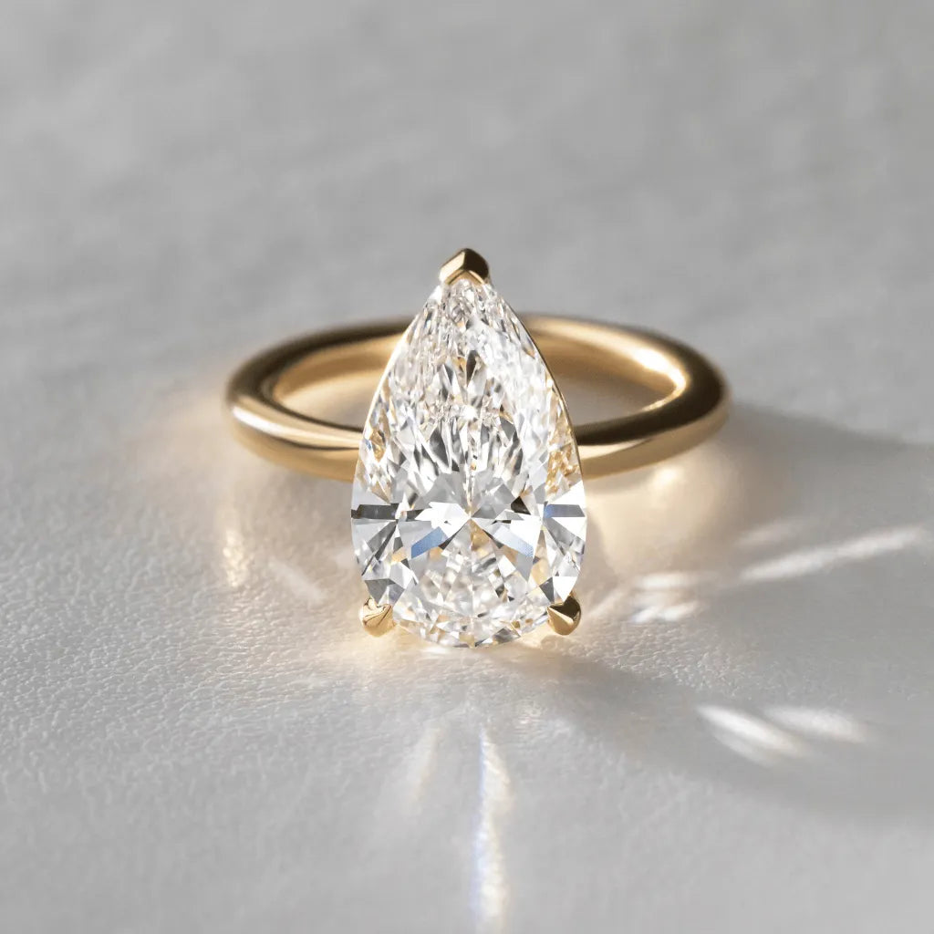 Round Halo, Pave & Split Shank Engagement Ring – 1.93 CT Lab Grown Diamond