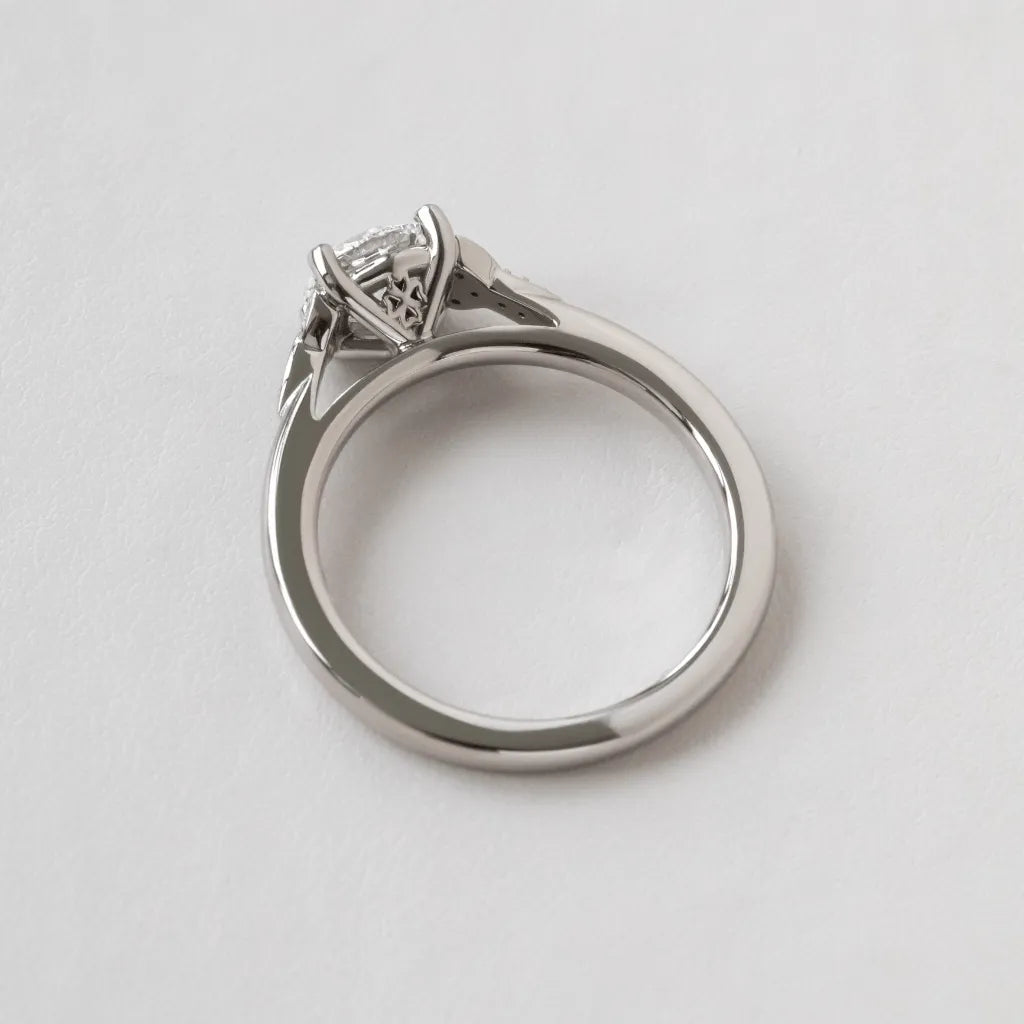 Round Halo, Pave & Split Shank Engagement Ring – 1.93 CT Lab Grown Diamond