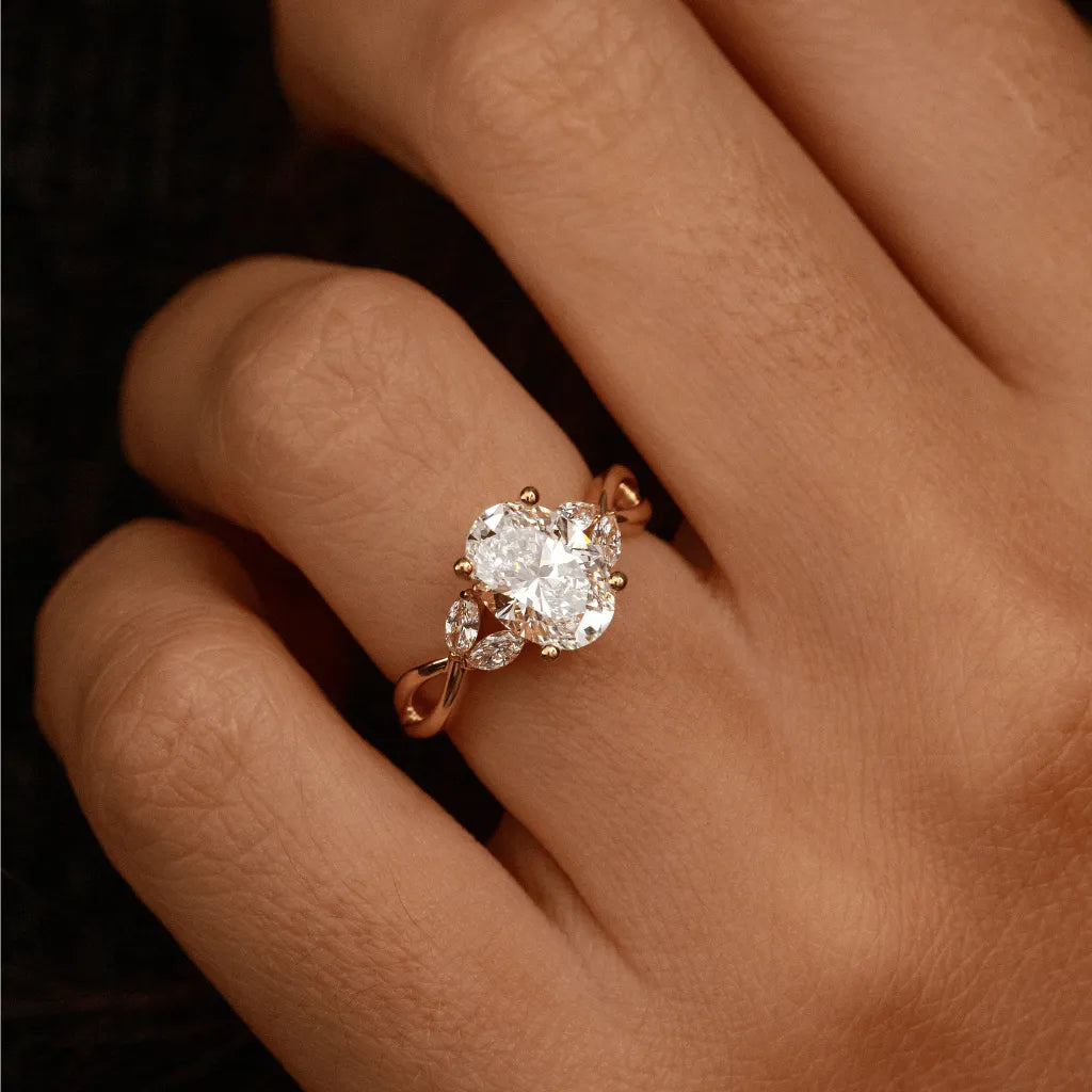 Round Halo, Pave & Split Shank Engagement Ring – 1.93 CT Lab Grown Diamond