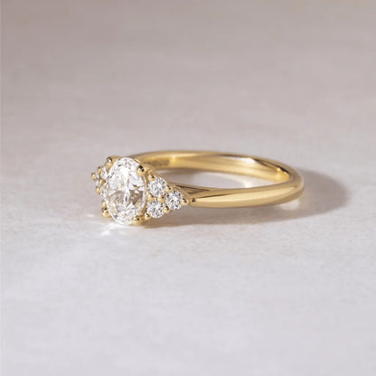 Round Halo, Pave & Split Shank Engagement Ring – 1.93 CT Lab Grown Diamond