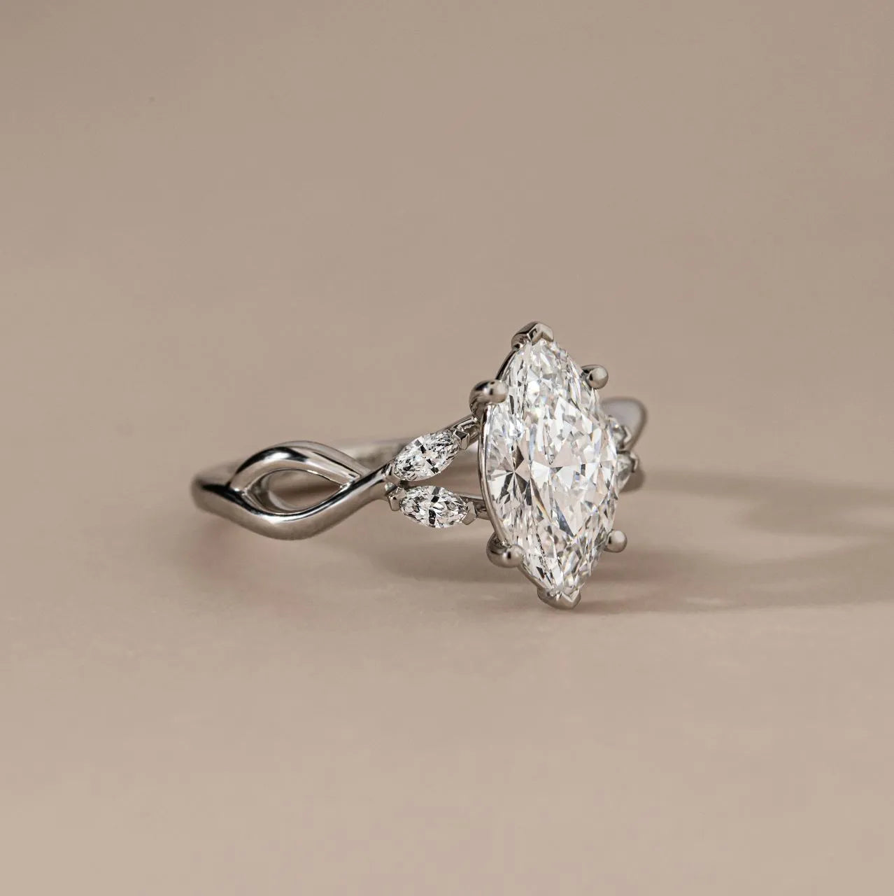 Round Halo, Pave & Split Shank Engagement Ring – 1.93 CT Lab Grown Diamond