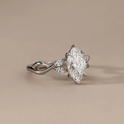 Round Halo, Pave & Split Shank Engagement Ring – 1.93 CT Lab Grown Diamond