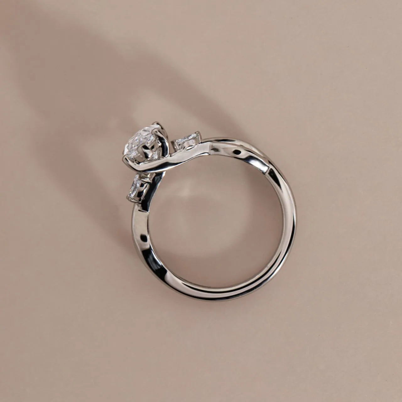 Round Halo, Pave & Split Shank Engagement Ring – 1.93 CT Lab Grown Diamond