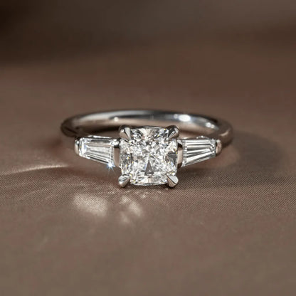 Round Halo, Pave & Split Shank Engagement Ring – 1.93 CT Lab Grown Diamond