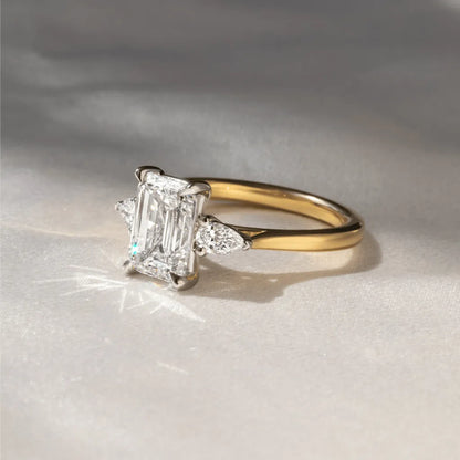 Round Halo, Pave & Split Shank Engagement Ring – 1.93 CT Lab Grown Diamond