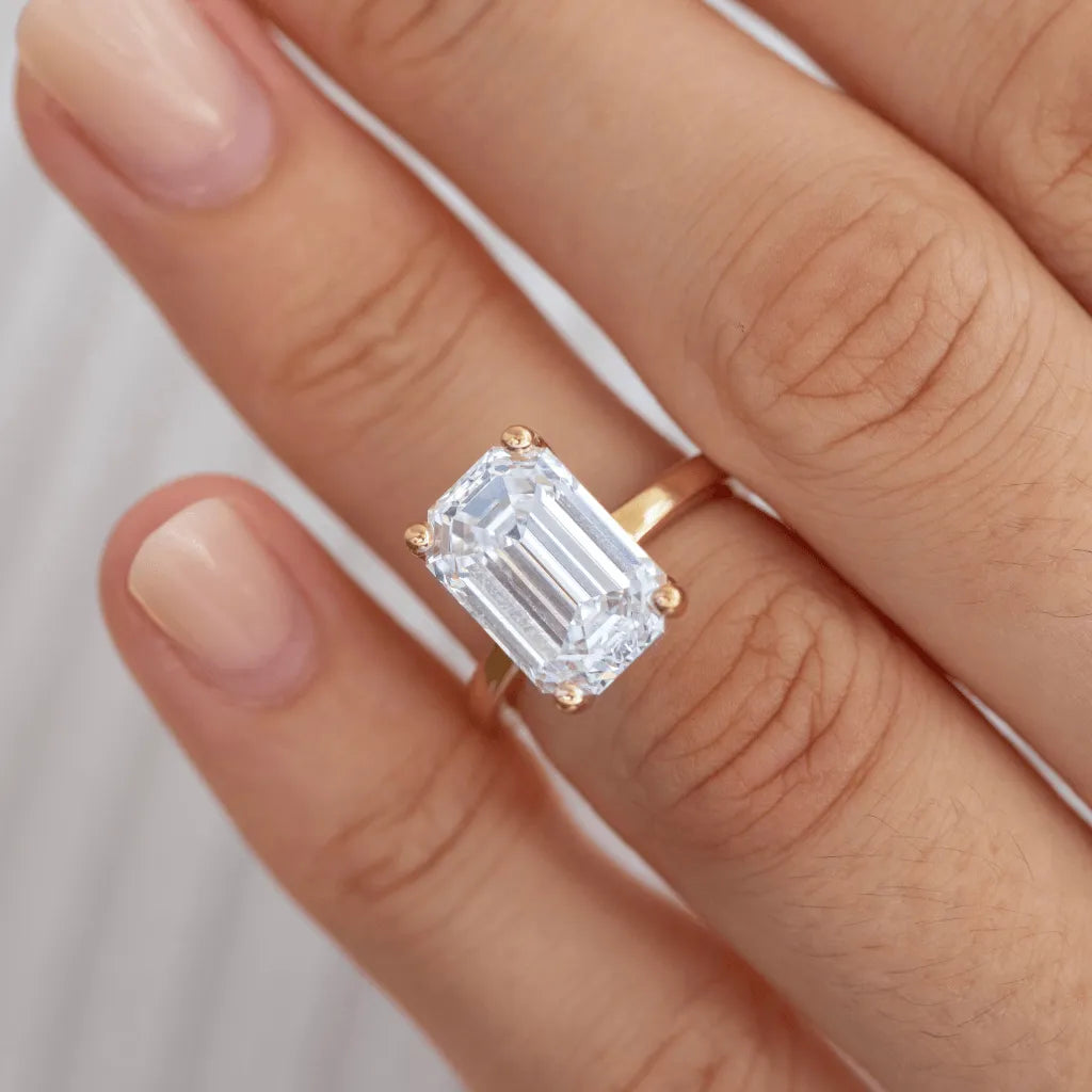 Round Halo, Pave & Split Shank Engagement Ring – 1.93 CT Lab Grown Diamond