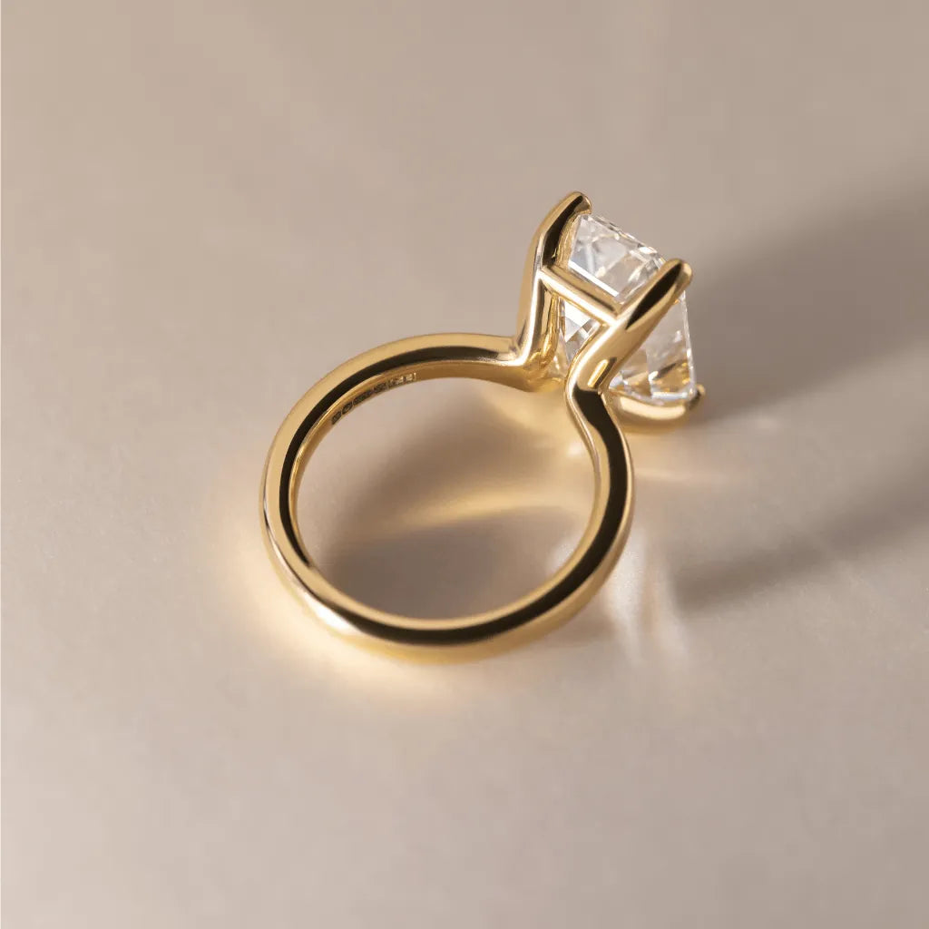 Round Halo, Pave & Split Shank Engagement Ring – 1.93 CT Lab Grown Diamond