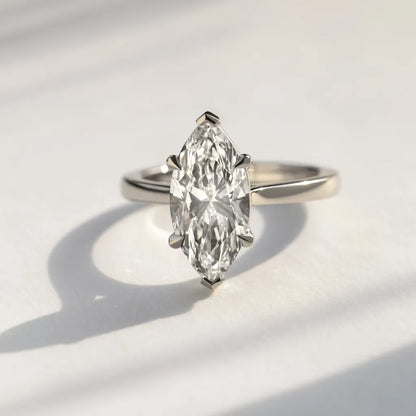 Round Halo, Pave & Split Shank Engagement Ring – 1.93 CT Lab Grown Diamond