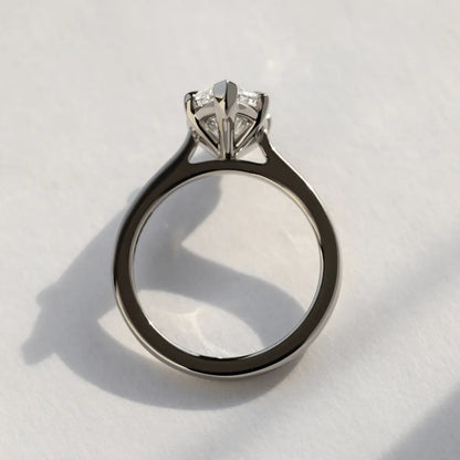Round Halo, Pave & Split Shank Engagement Ring – 1.93 CT Lab Grown Diamond
