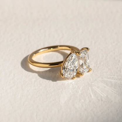 Round Halo, Pave & Split Shank Engagement Ring – 1.93 CT Lab Grown Diamond