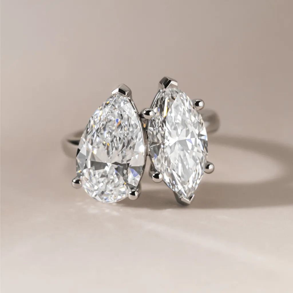 Round Halo, Pave & Split Shank Engagement Ring – 1.93 CT Lab Grown Diamond