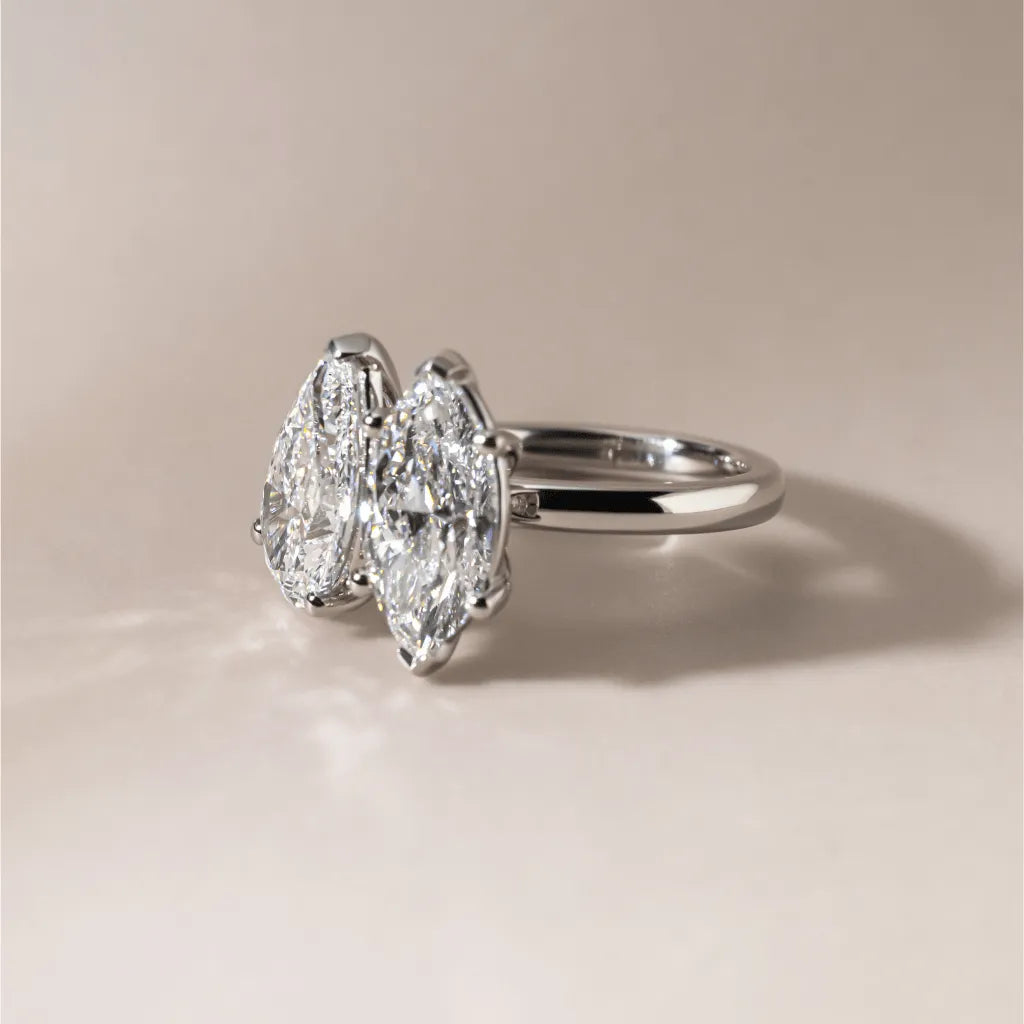 Round Halo, Pave & Split Shank Engagement Ring – 1.93 CT Lab Grown Diamond