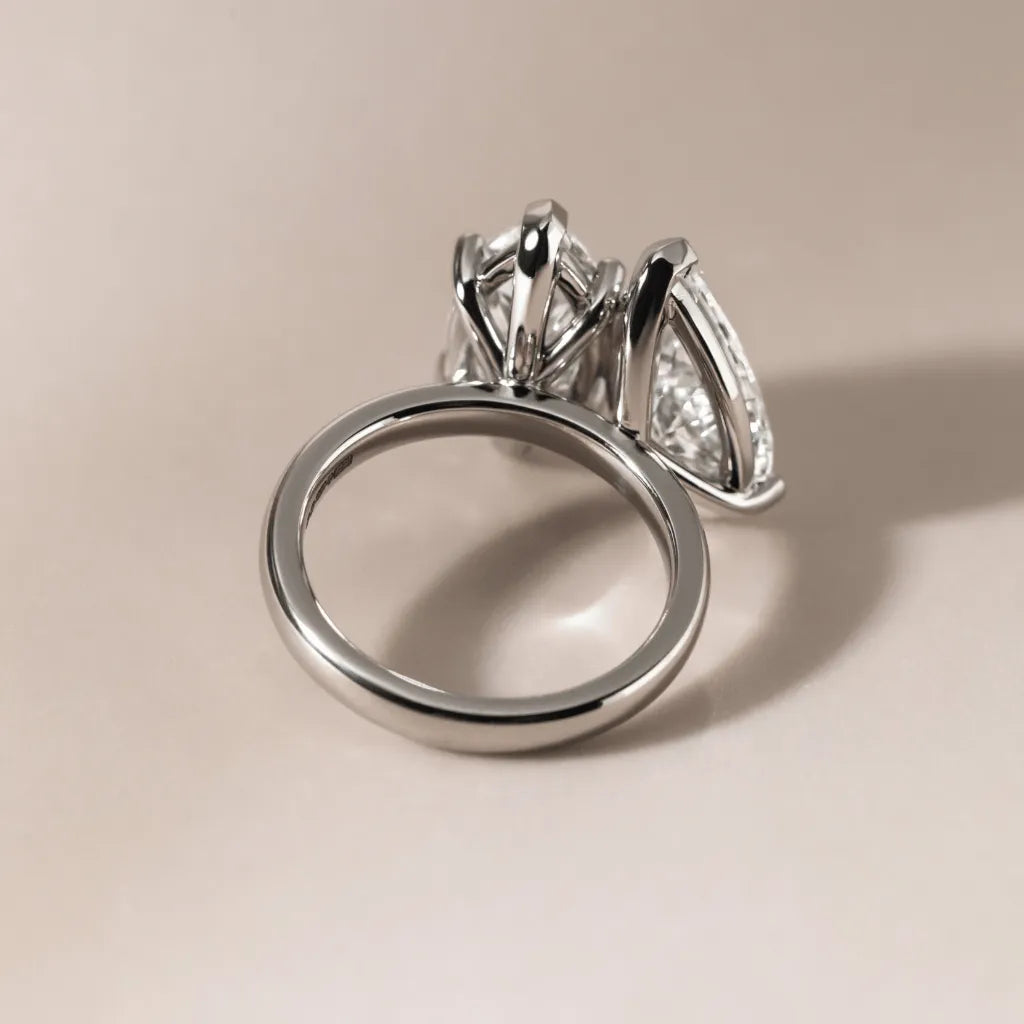 Round Halo, Pave & Split Shank Engagement Ring – 1.93 CT Lab Grown Diamond