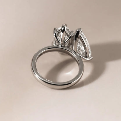 Round Halo, Pave & Split Shank Engagement Ring – 1.93 CT Lab Grown Diamond