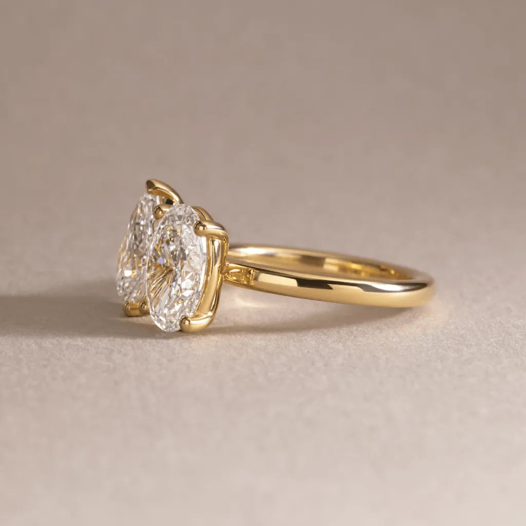 Round Halo, Pave & Split Shank Engagement Ring – 1.93 CT Lab Grown Diamond