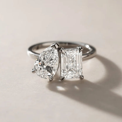 Round Halo, Pave & Split Shank Engagement Ring – 1.93 CT Lab Grown Diamond