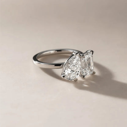 Round Halo, Pave & Split Shank Engagement Ring – 1.93 CT Lab Grown Diamond