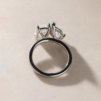 Round Halo, Pave & Split Shank Engagement Ring – 1.93 CT Lab Grown Diamond
