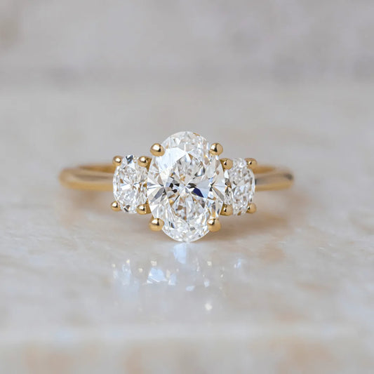 Round Halo, Pave & Split Shank Engagement Ring – 1.93 CT Lab Grown Diamond