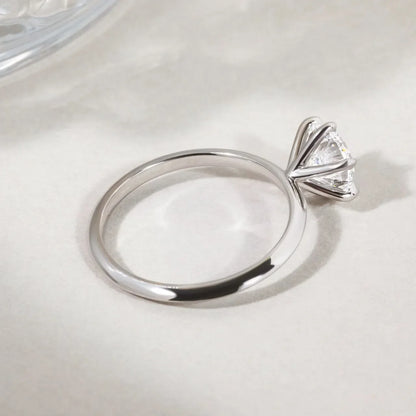 Round Halo, Pave & Split Shank Engagement Ring – 1.93 CT Lab Grown Diamond