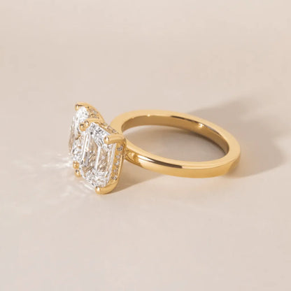 Round Halo, Pave & Split Shank Engagement Ring – 1.93 CT Lab Grown Diamond