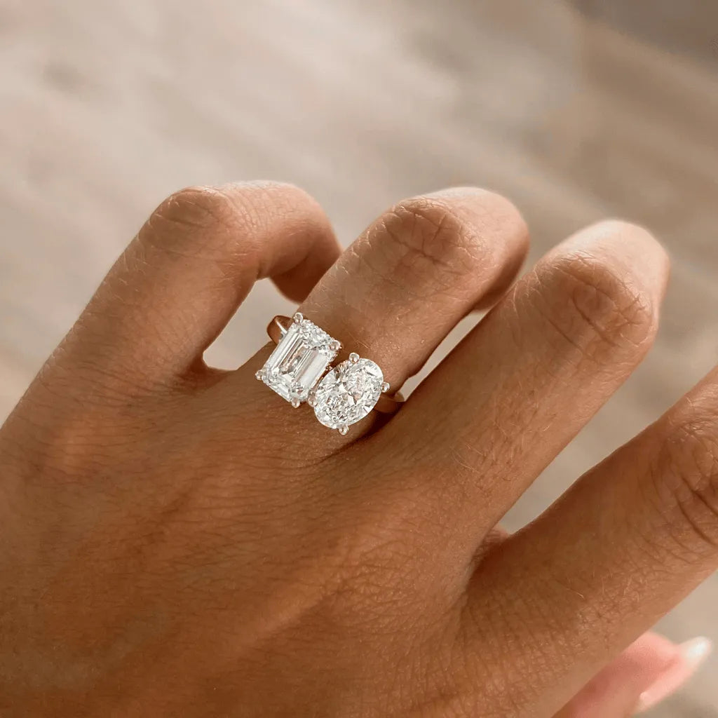 Round Halo, Pave & Split Shank Engagement Ring – 1.93 CT Lab Grown Diamond