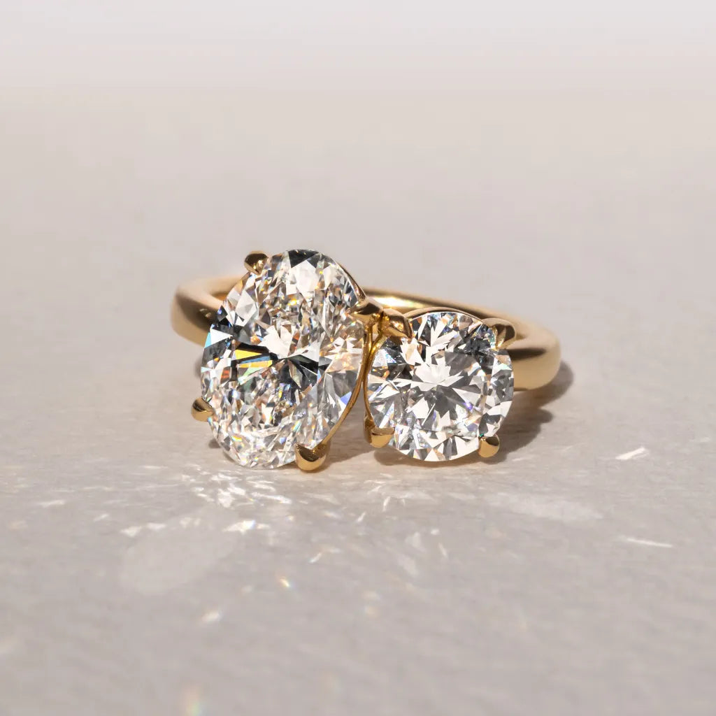 Round Halo, Pave & Split Shank Engagement Ring – 1.93 CT Lab Grown Diamond