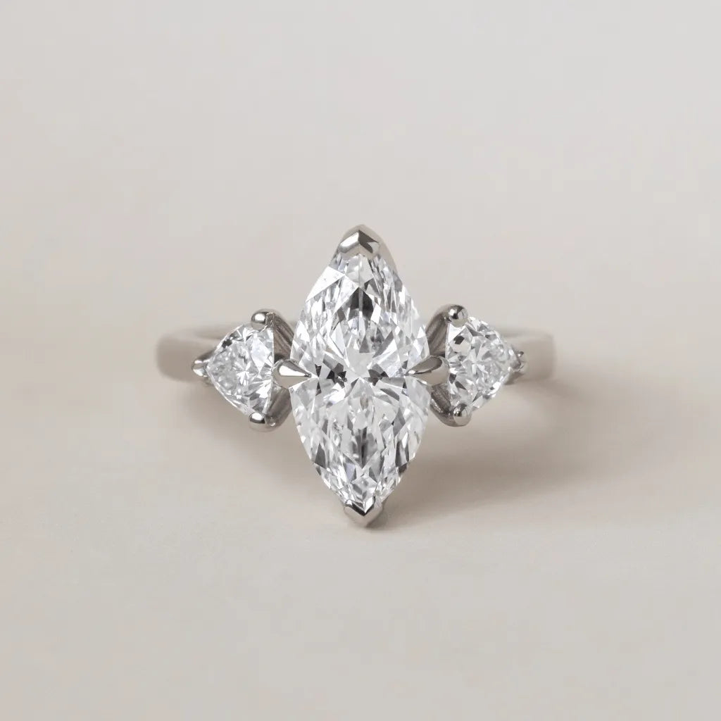 Round Halo, Pave & Split Shank Engagement Ring – 1.93 CT Lab Grown Diamond