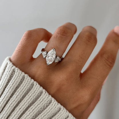 Round Halo, Pave & Split Shank Engagement Ring – 1.93 CT Lab Grown Diamond
