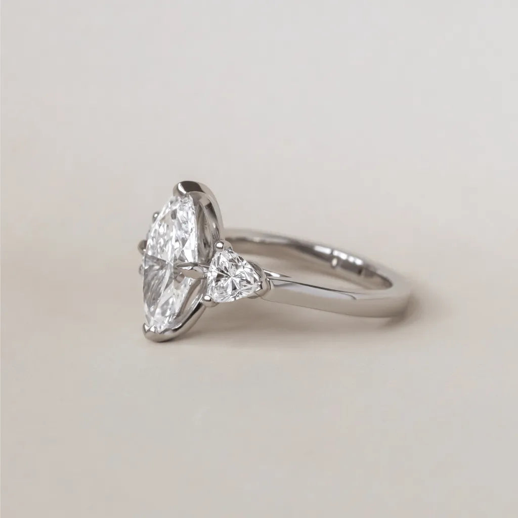 Round Halo, Pave & Split Shank Engagement Ring – 1.93 CT Lab Grown Diamond