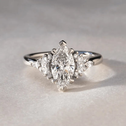 Round Halo, Pave & Split Shank Engagement Ring – 1.93 CT Lab Grown Diamond