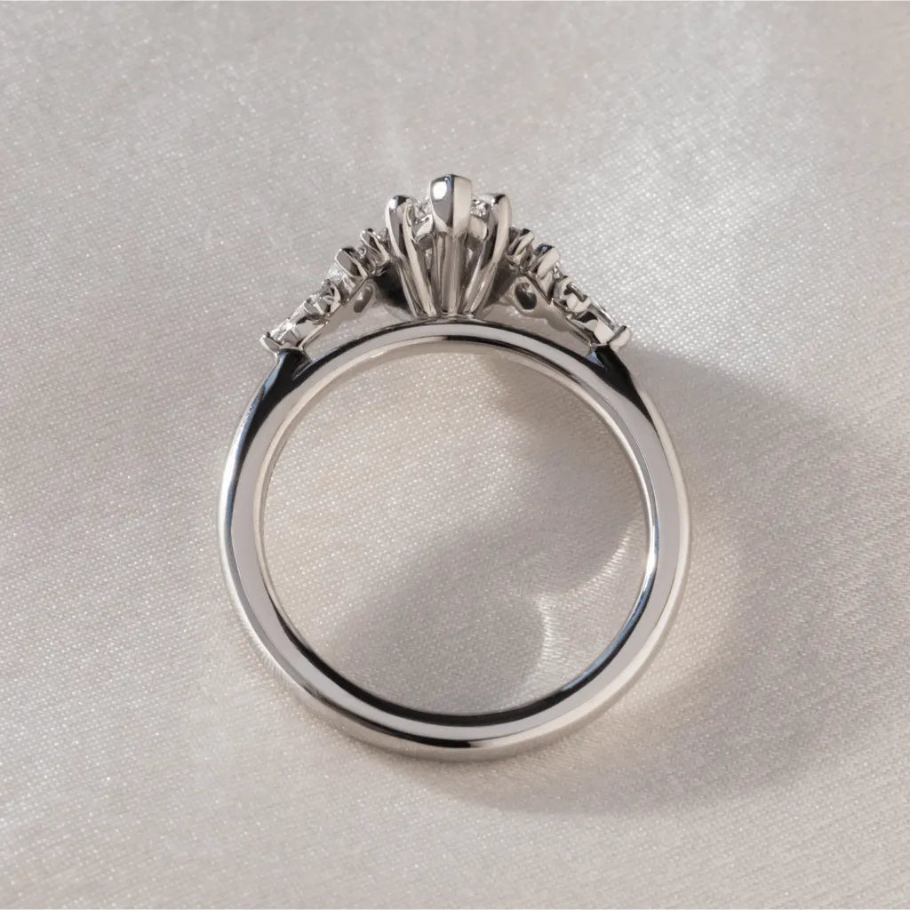 Round Halo, Pave & Split Shank Engagement Ring – 1.93 CT Lab Grown Diamond