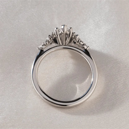 Round Halo, Pave & Split Shank Engagement Ring – 1.93 CT Lab Grown Diamond