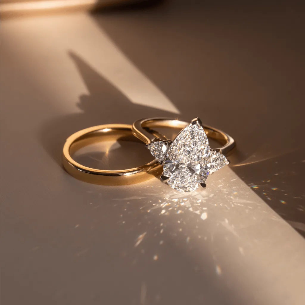 Round Halo, Pave & Split Shank Engagement Ring – 1.93 CT Lab Grown Diamond