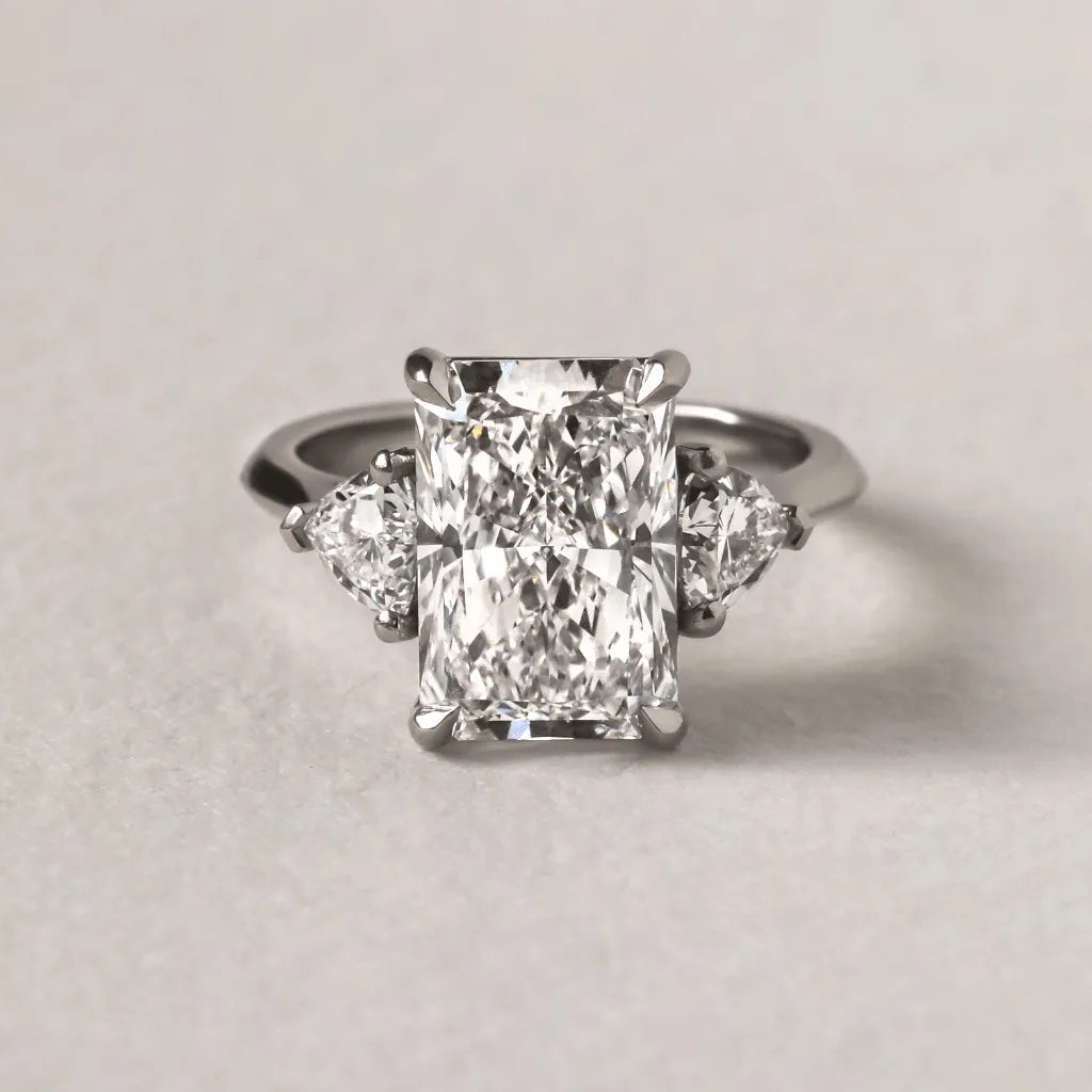 Round Halo, Pave & Split Shank Engagement Ring – 1.93 CT Lab Grown Diamond