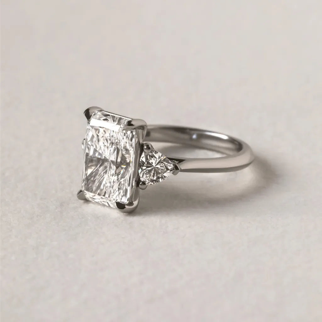 Round Halo, Pave & Split Shank Engagement Ring – 1.93 CT Lab Grown Diamond