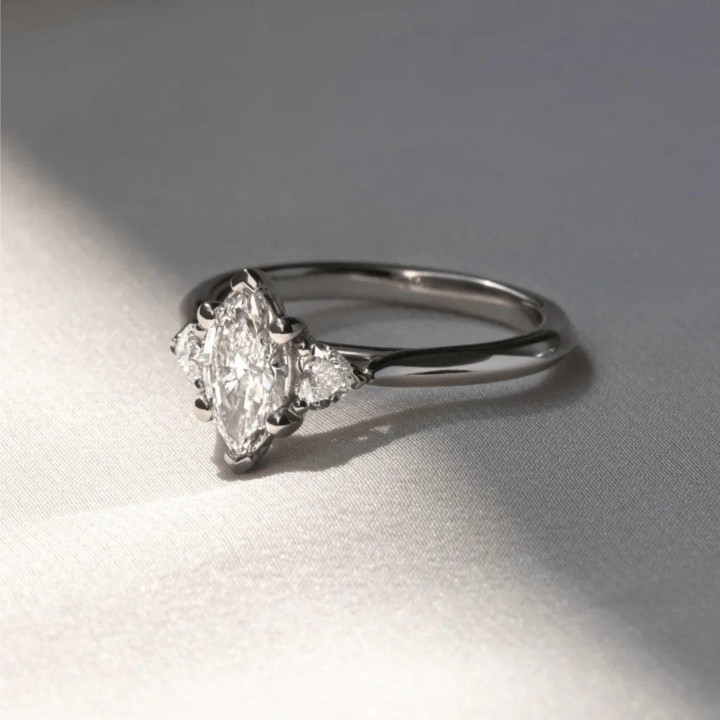 Round Halo, Pave & Split Shank Engagement Ring – 1.93 CT Lab Grown Diamond