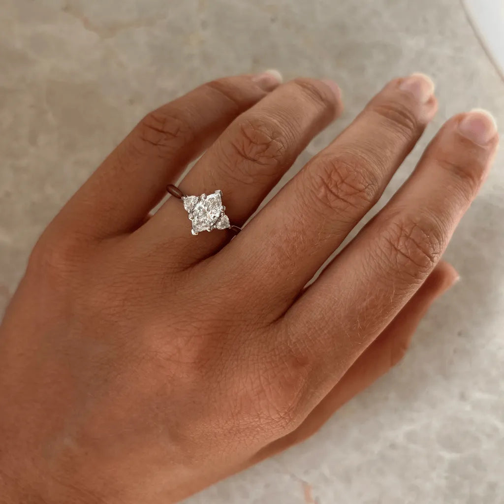Round Halo, Pave & Split Shank Engagement Ring – 1.93 CT Lab Grown Diamond
