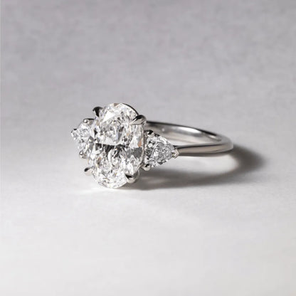 Round Halo, Pave & Split Shank Engagement Ring – 1.93 CT Lab Grown Diamond
