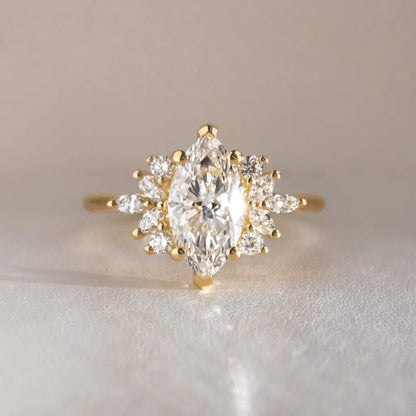Round Halo, Pave & Split Shank Engagement Ring – 1.93 CT Lab Grown Diamond
