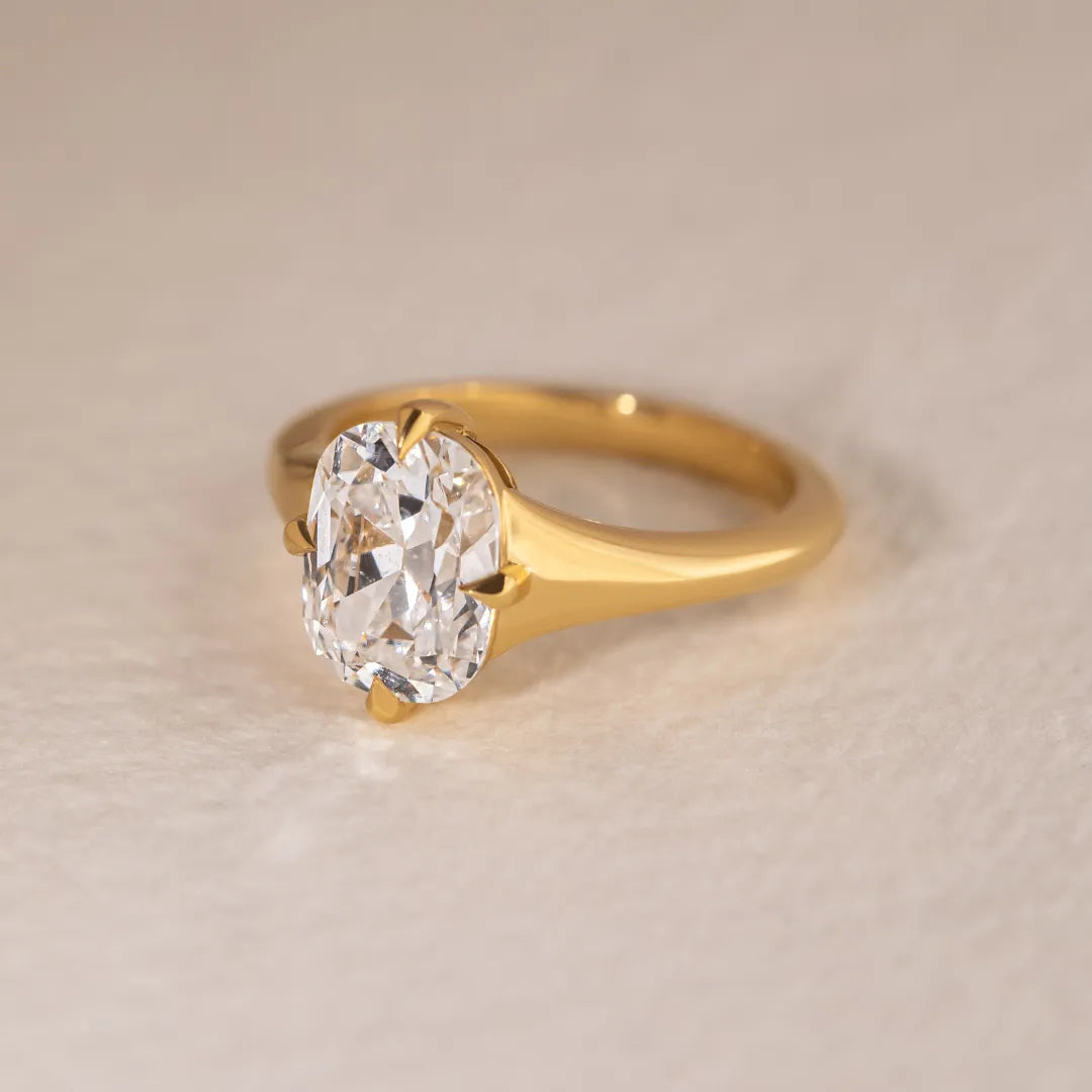 Round Halo, Pave & Split Shank Engagement Ring – 1.93 CT Lab Grown Diamond