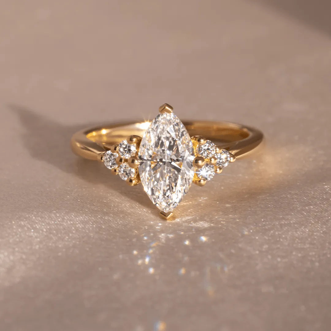Round Halo, Pave & Split Shank Engagement Ring – 1.93 CT Lab Grown Diamond