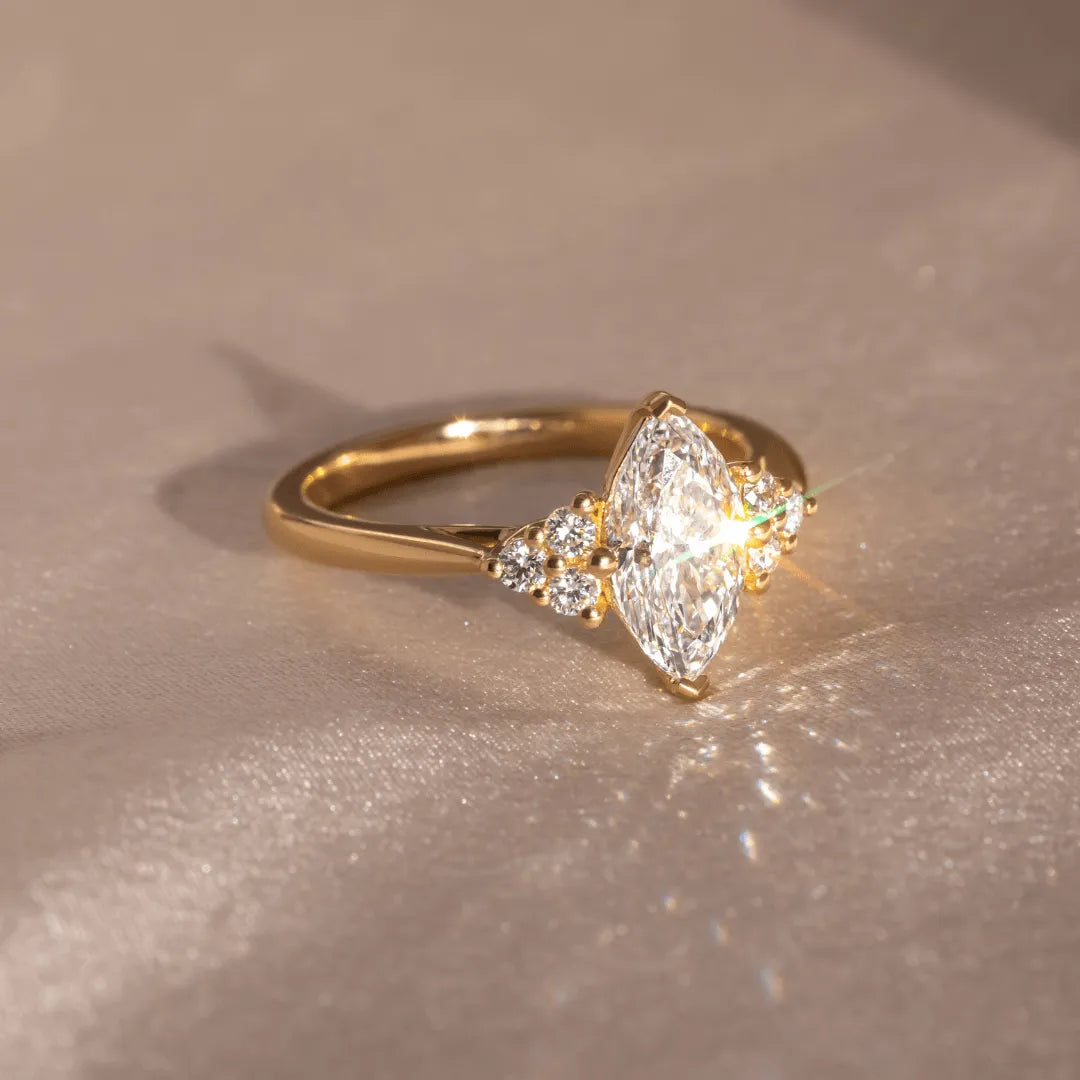 Round Halo, Pave & Split Shank Engagement Ring – 1.93 CT Lab Grown Diamond